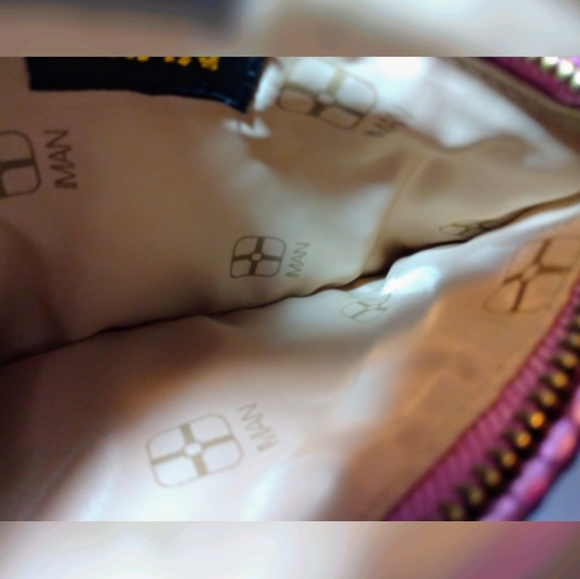 Minimal Statement Wristlet with Metal Handle - Picture 12 of 16